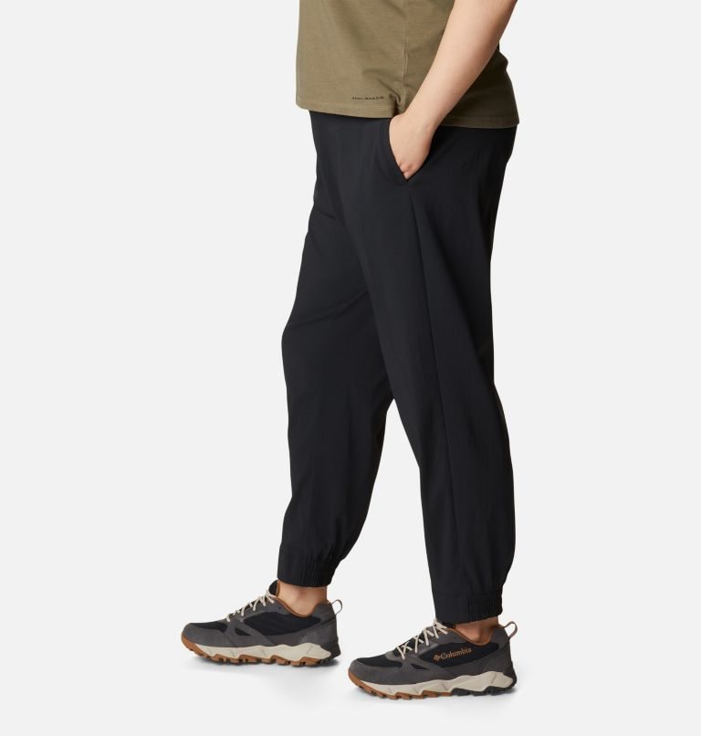 Women's Columbia On The Go Jogger Black | Plus Size CA-F56C8
